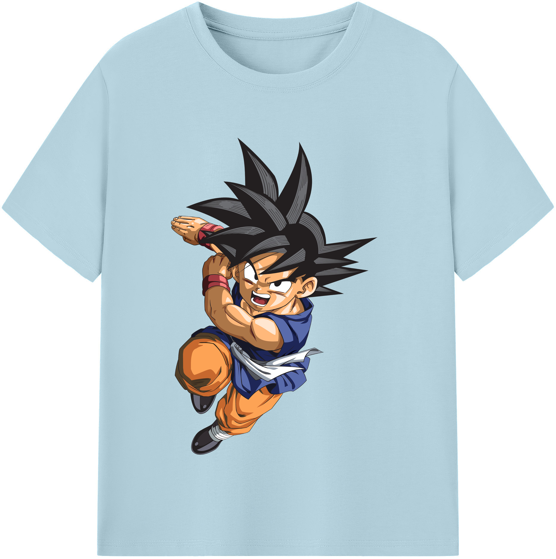 （画像用） ドラゴンボール 孫悟空（そん ごくう）Son Goku カカロット DRAGON BALL Kakarotto 綿100％半袖Tシャツ（フロントプリント）